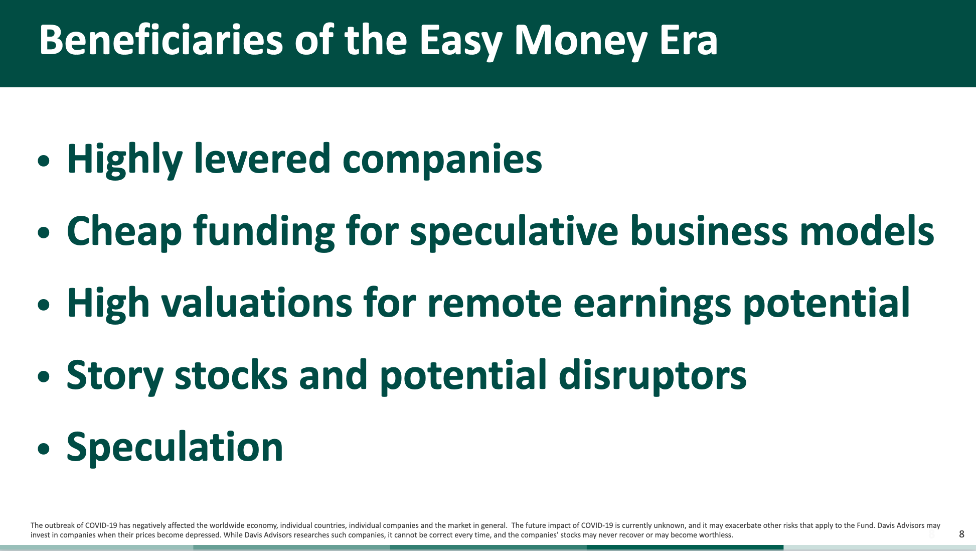 The Easy Money Era – Who Was Helped 